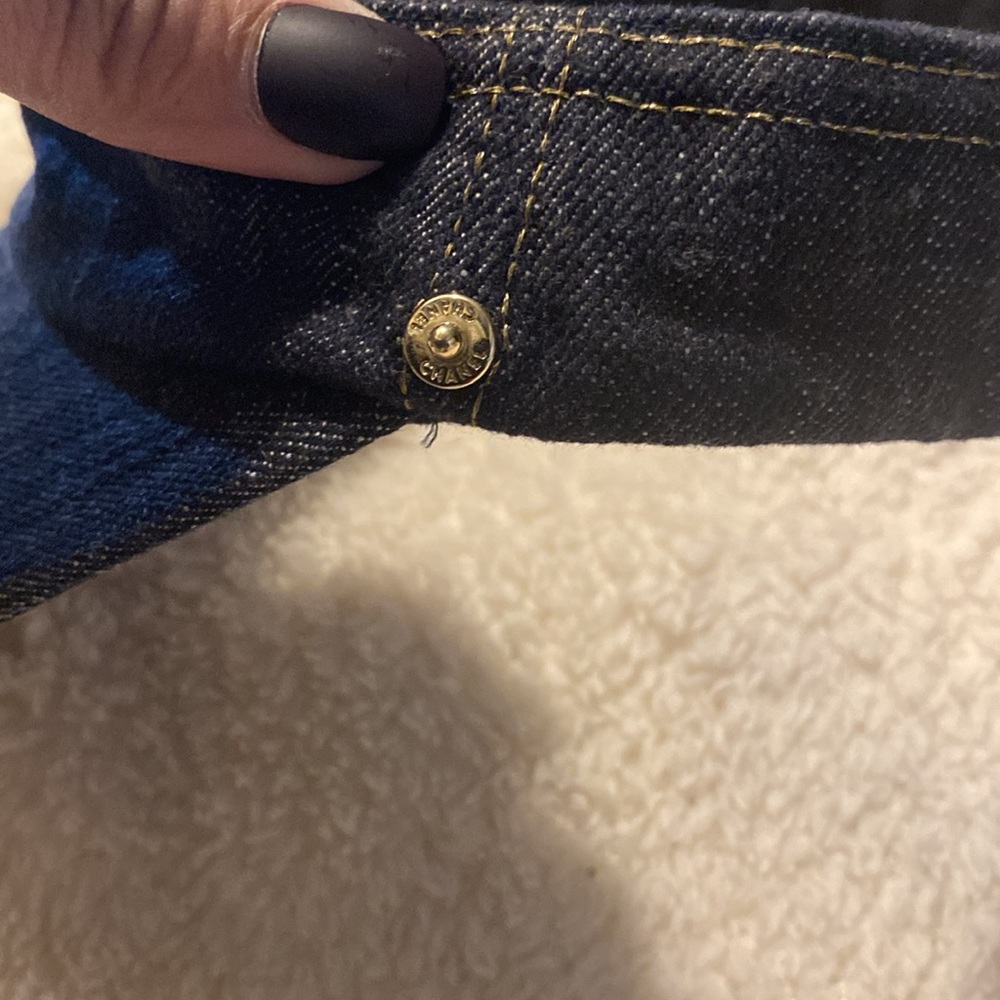 Authentic Chanel Denim Visor! No call outs! authentication approved - Picture 10 of 10
